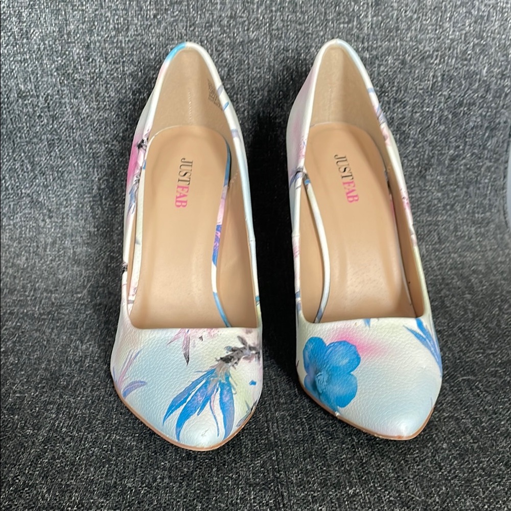 JustFab Women's Floral Pumps - Multicolor